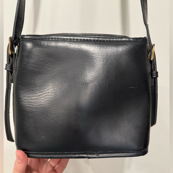 s-l400.jpg Vintage Leather Coach Black Handbag